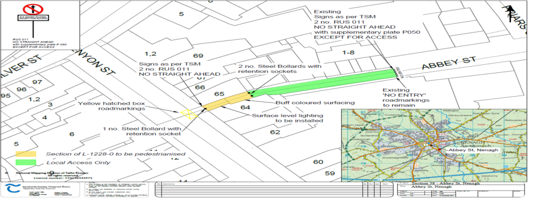 Plans for Abbey Street, Nenagh