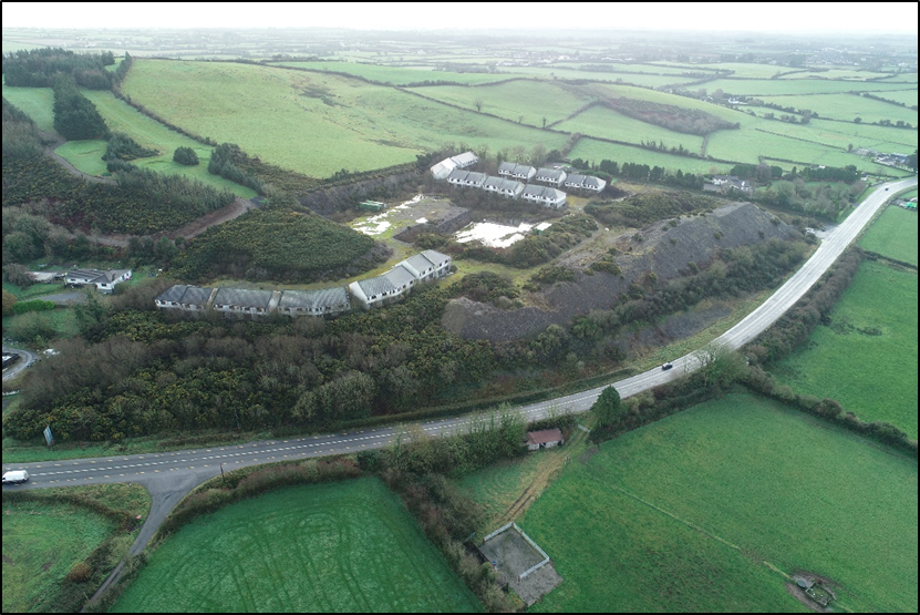 image of the site of the purposed works.